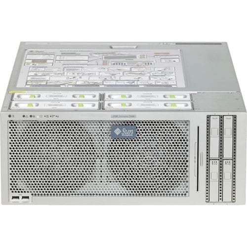 Sun SPARC Enterprise T5440 SEVPCJF1Z 4U Rack Server - 2 x Sun UltraSPARC T2 Plus 1.20 GHz - 32 GB Installed - 292 GB HDD - Serial Attached SCSI (SAS) Controller - 0, 1 RAID Levels - 4 x 4.48 kW
