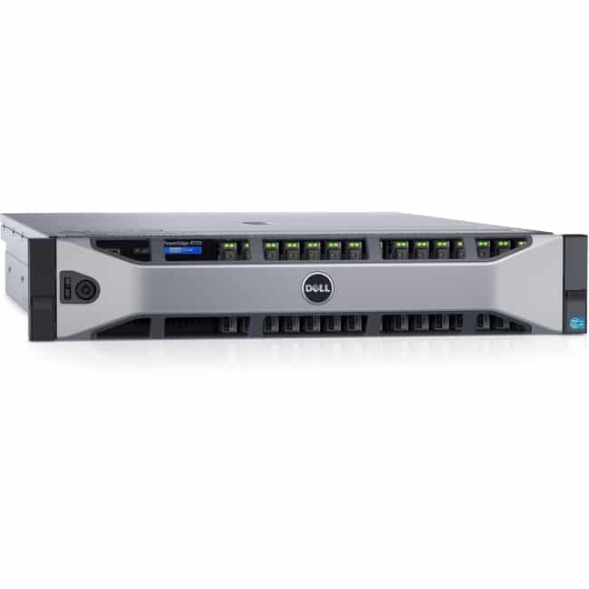 Dell PowerEdge R730 2U Rack Server - 1 x Intel Xeon E5-2640 v4 Deca-core (10 Core) 2.40 GHz - 32 GB Installed DDR4 SDRAM - 600 GB (1 x 600 GB) 12Gb/s SAS HDD - Serial ATA/600, 12Gb/s SAS Controller - 0, 1, 5, 6, 10, 50, 60 RAID Levels - 2 x 750 W