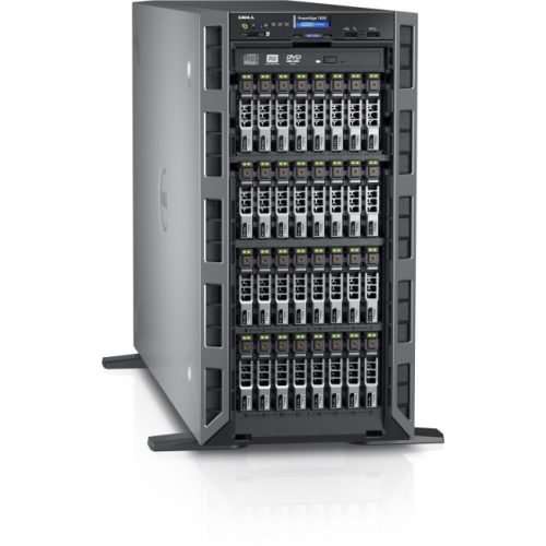 Dell PowerEdge T630 5U Tower Server - 1 x Intel Xeon E5-2620 v4 Octa-core (8 Core) 2.10 GHz - 8 GB Installed DDR4 SDRAM - 600 GB (1 x 600 GB) 12Gb/s SAS HDD - Serial ATA/600, 12Gb/s SAS Controller - 0, 1, 5, 10, 50 RAID Levels - 1 x 495 W